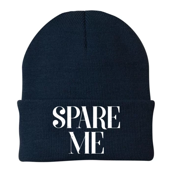 Spare Me Reality TV Show Meme Knit Cap Winter Beanie