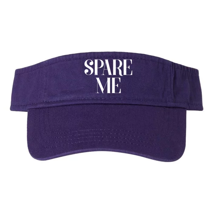 Spare Me Reality TV Show Meme Valucap Bio-Washed Visor