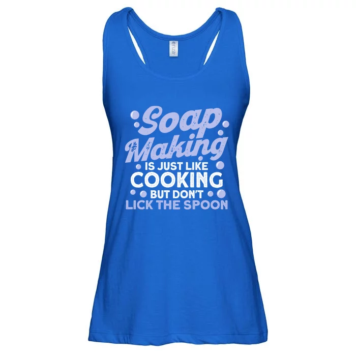 Soap Making Lovers Don't Lick The Spoon Soap Maker Cool Gift Ladies Essential Flowy Tank