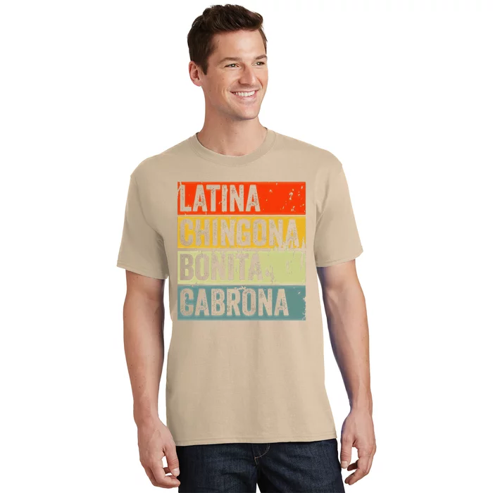 Soy Mujer Latina Chingona Bonita Cabrona Latino Women Pride T-Shirt