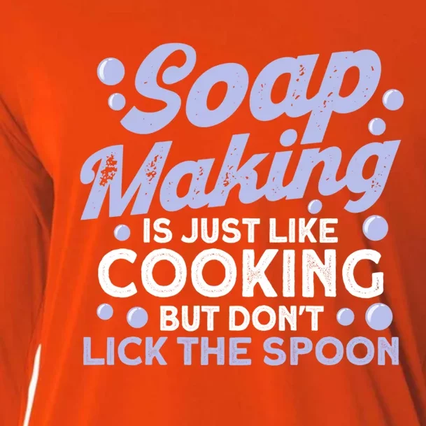 Soap Making Lovers Don't Lick The Spoon Soap Maker Great Gift Cooling Performance Long Sleeve Crew