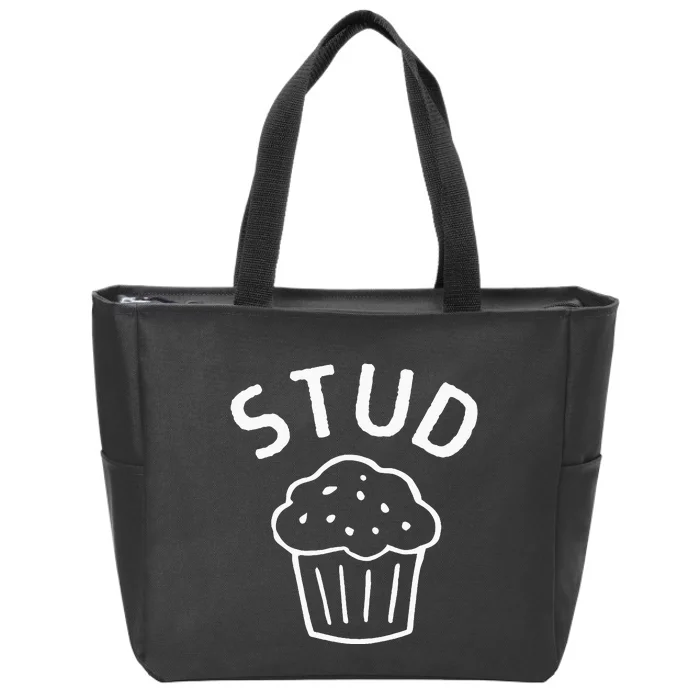 Stud Muffin Lover Funny Boyfriend From Girlfriend Flirt Zip Tote Bag