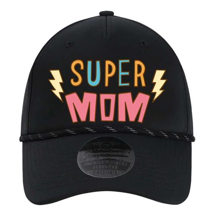 Super Mom Lighting Bolt Gift Performance The Dyno Cap