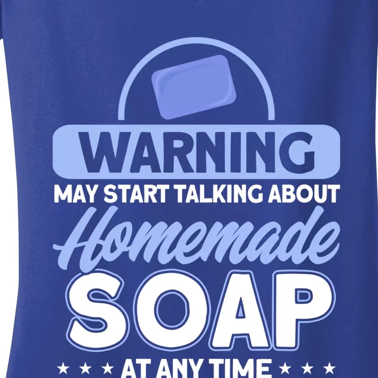 Soap Making Lovers Homemade Soap Maker Gift Women's V-Neck T-Shirt