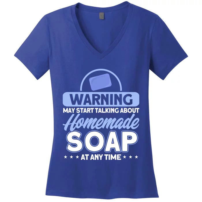 Soap Making Lovers Homemade Soap Maker Gift Women's V-Neck T-Shirt