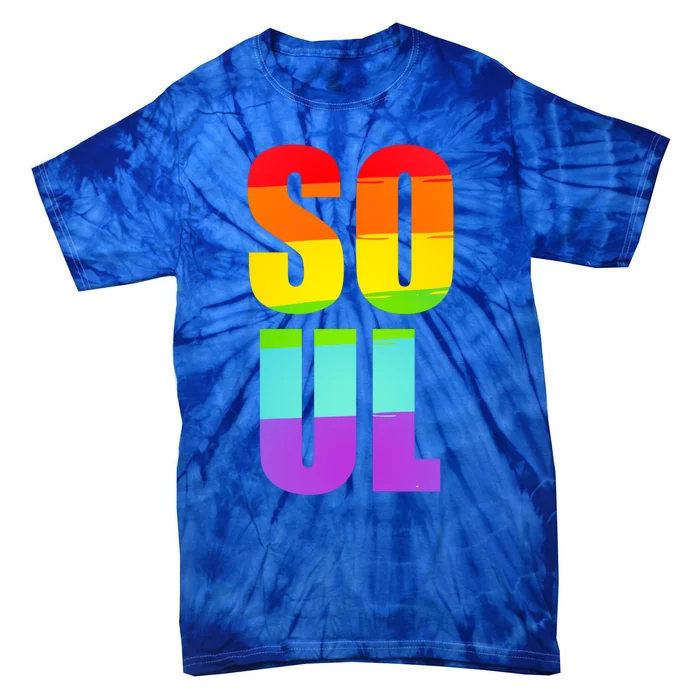 Soul Mate Lgbtq Pride Matching Gay Lesbian Couple Rainbow Gift Tie-Dye T-Shirt