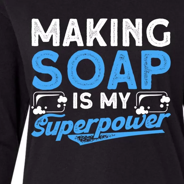 Soap Making Lovers Soap Maker Cute Gift Womens Cotton Relaxed Long Sleeve T-Shirt