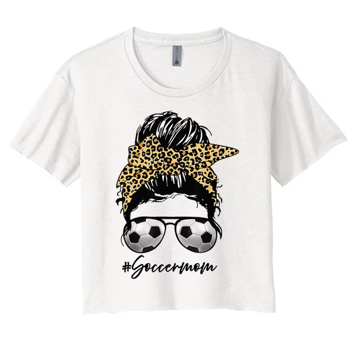 Game Day Vibes T-Shirts Women Cute Leopard Print Shirt Football