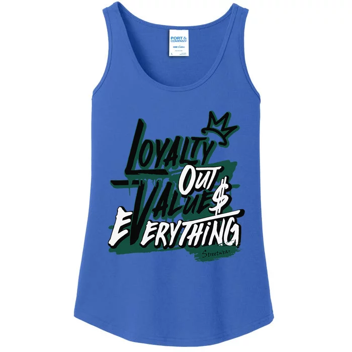 Streetwear Money Loser Lover Matching Oxidized Green 4s Ladies Essential Tank