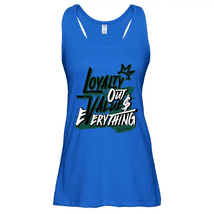 Streetwear Money Loser Lover Matching Oxidized Green 4s Ladies Essential Flowy Tank