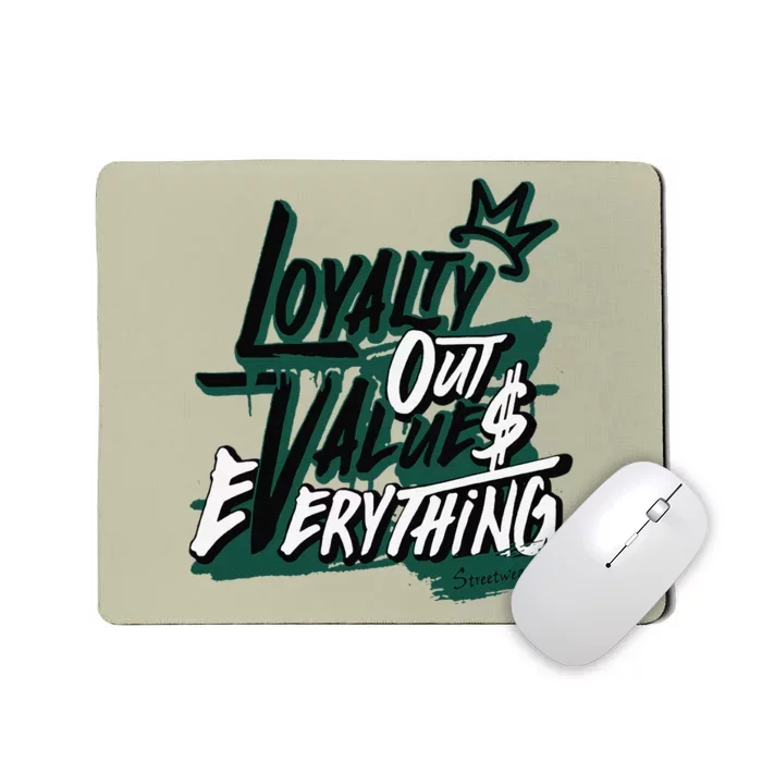 Streetwear Money Loser Lover Matching Oxidized Green 4s Mousepad