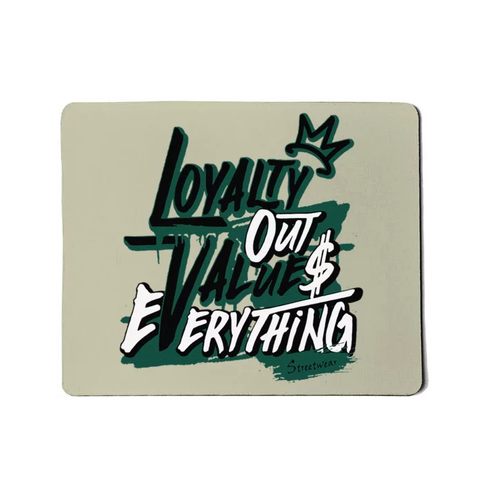 Streetwear Money Loser Lover Matching Oxidized Green 4s Mousepad