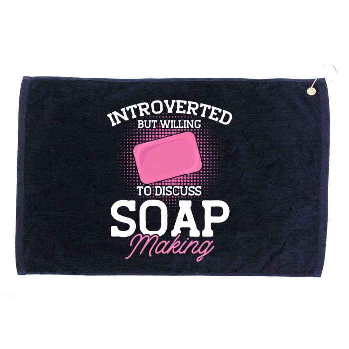 Soap Making Lovers Introverted Soap Maker Gift Grommeted Golf Towel