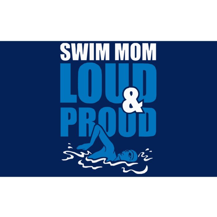 Swim Mom Loud And Proud Sports Athlete Athletic Bumper Sticker