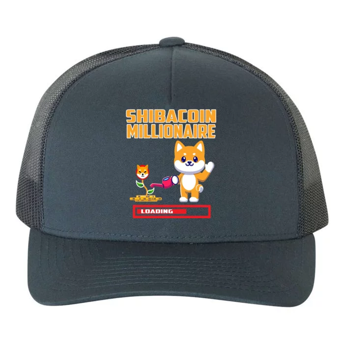 Shibacoin Millionaire Loading Yupoong Adult 5-Panel Trucker Hat