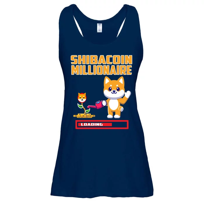 Shibacoin Millionaire Loading Ladies Essential Flowy Tank