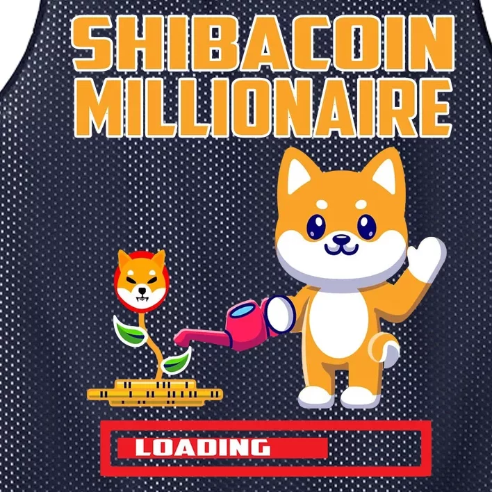 Shibacoin Millionaire Loading Mesh Reversible Basketball Jersey Tank