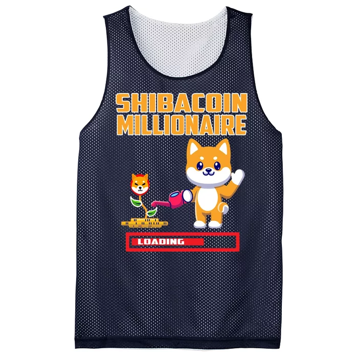 Shibacoin Millionaire Loading Mesh Reversible Basketball Jersey Tank