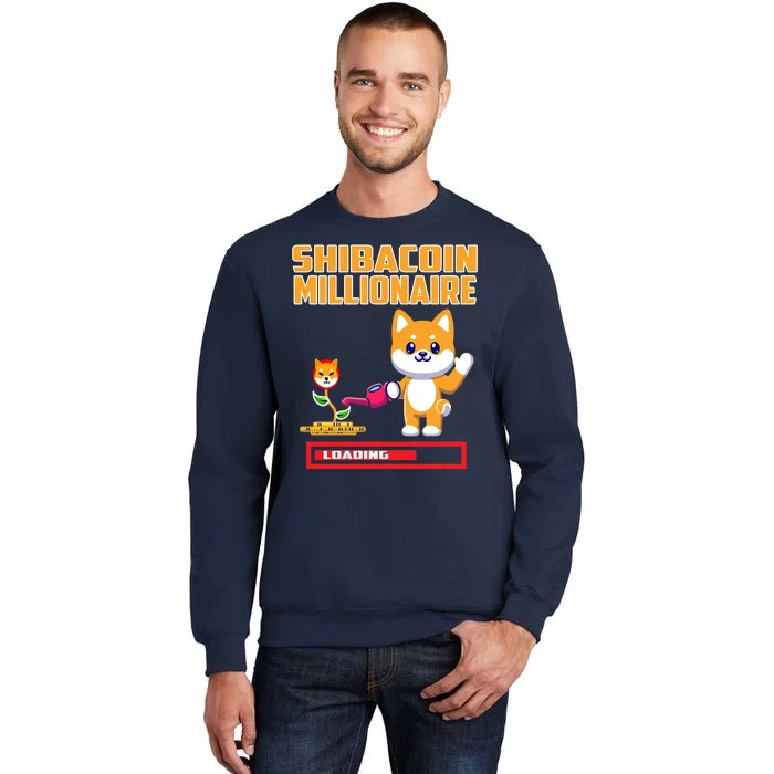 Shibacoin Millionaire Loading Tall Sweatshirt