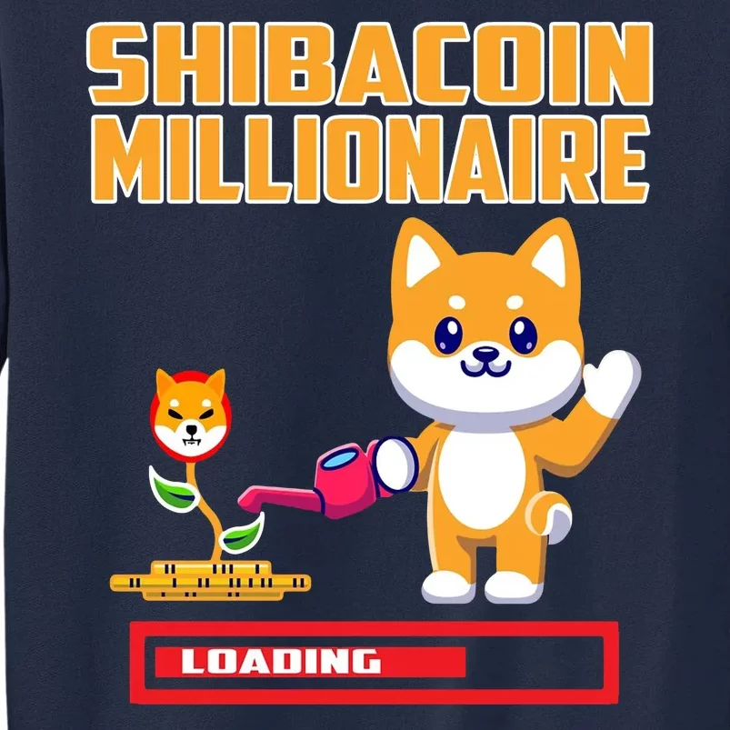 Shibacoin Millionaire Loading Tall Sweatshirt