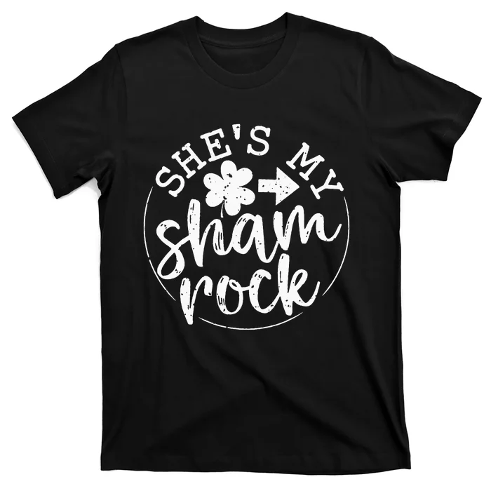 She's My Lucky Charm Happy Patricks Day Couples Matching T-Shirt