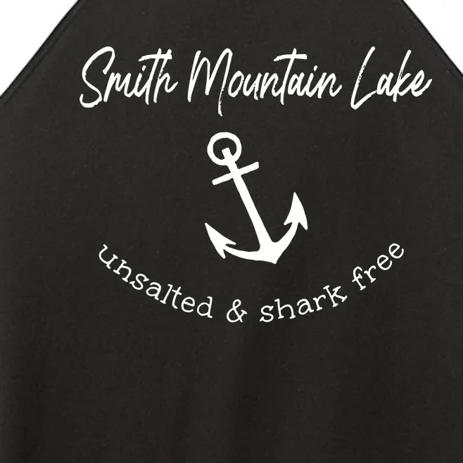 Smith Mountain Lake VA My Happy Place Gift Boating Fishing Women’s Perfect Tri Rocker Tank