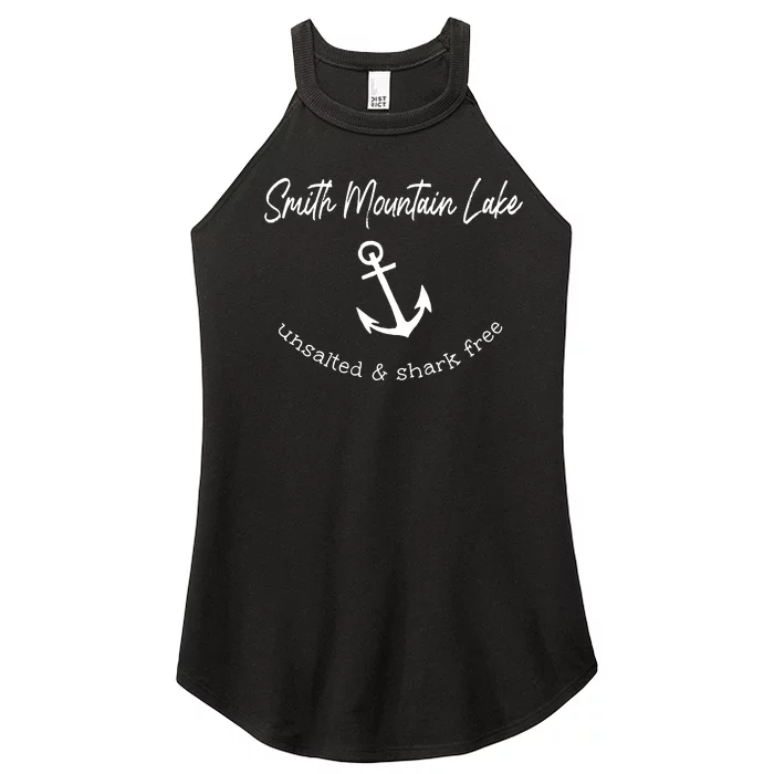 Smith Mountain Lake VA My Happy Place Gift Boating Fishing Women’s Perfect Tri Rocker Tank