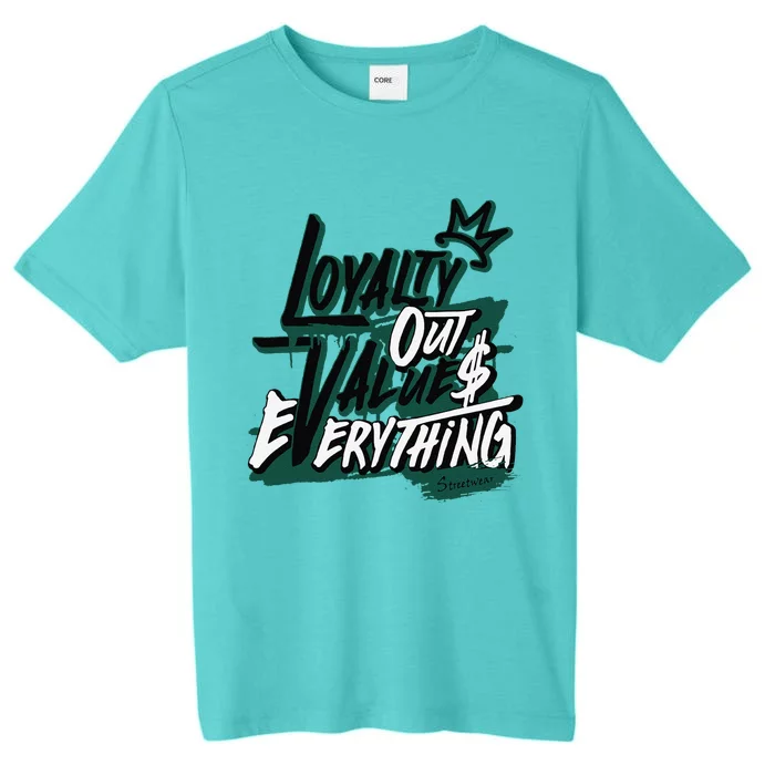 Streetwear Money Lover Matching Oxidized Green 4s ChromaSoft Performance T-Shirt