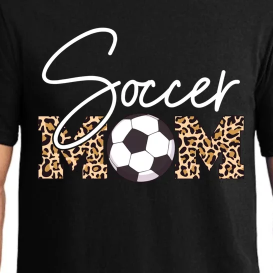 Soccer Mom Leopard Print Ball Gift Pajama Set