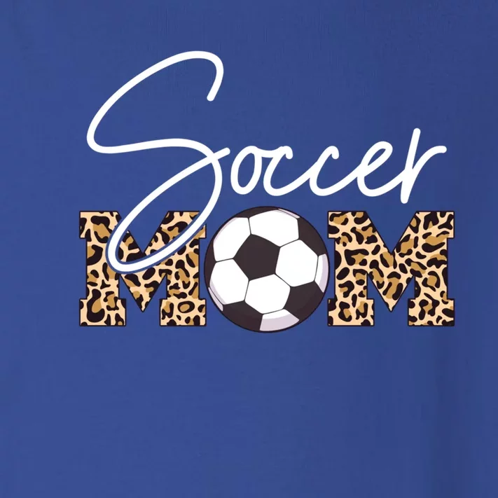 Soccer Mom Leopard Print Ball Gift Toddler Long Sleeve Shirt