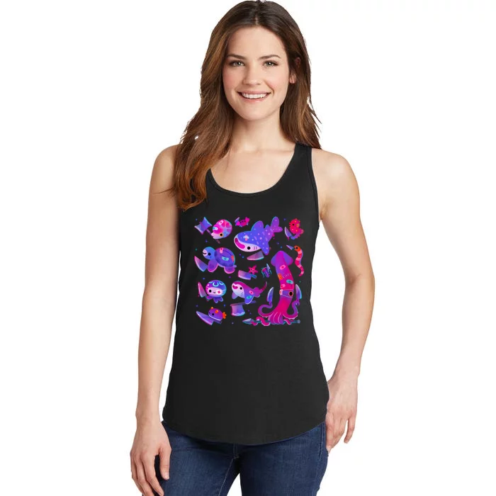 Stabby Marine Life Ladies Essential Tank