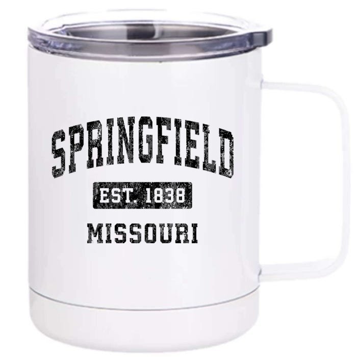 Springfield Missouri Mo Vintage Established Sports Front & Back 12oz Stainless Steel Tumbler Cup