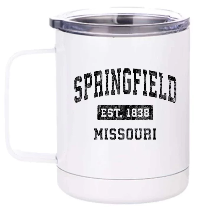 Springfield Missouri Mo Vintage Established Sports Front & Back 12oz Stainless Steel Tumbler Cup