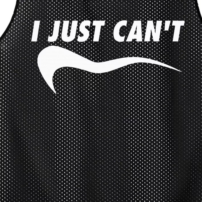 Sarcastic Me Motivating Myself I Just CanT Funny Mesh Reversible Basketball Jersey Tank