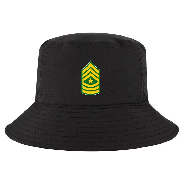 Sergeant Major Military Badge Cool Comfort Performance Bucket Hat