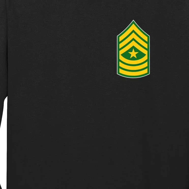 Sergeant Major Military Badge Long Sleeve Shirt