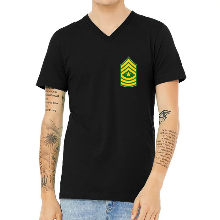 Sergeant Major Military Badge V-Neck T-Shirt