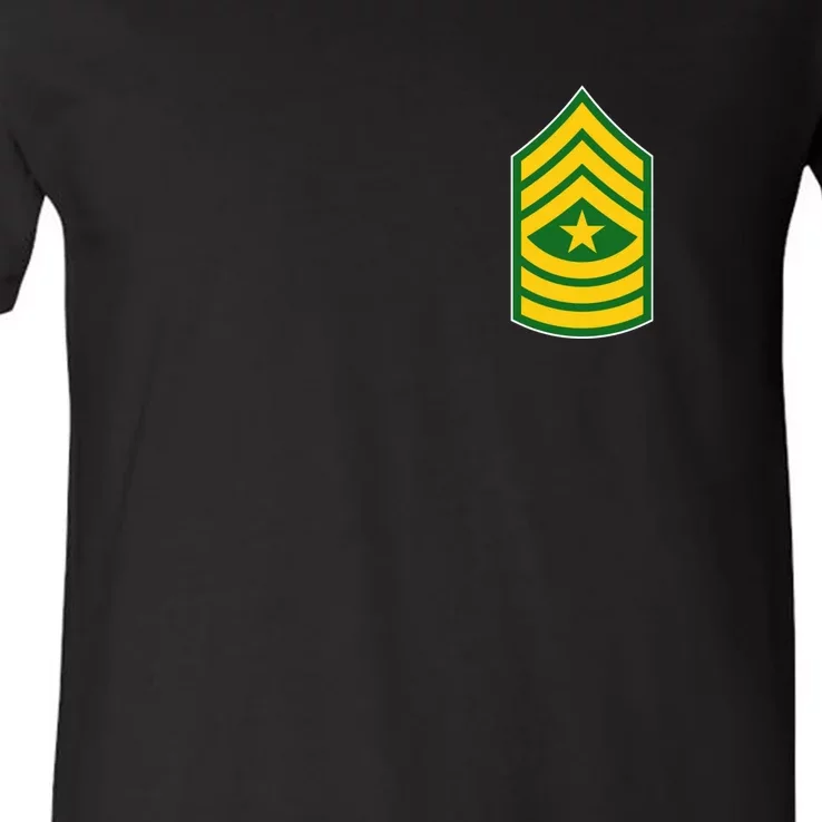 Sergeant Major Military Badge V-Neck T-Shirt