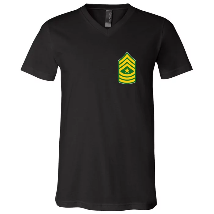 Sergeant Major Military Badge V-Neck T-Shirt