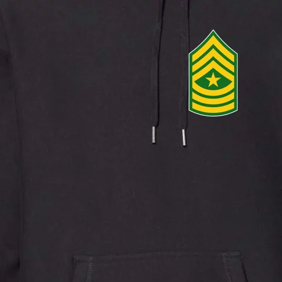 Sergeant Major Military Badge Premium Hoodie