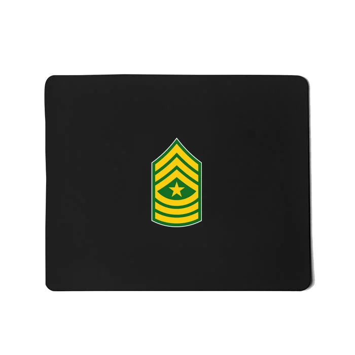 Sergeant Major Military Badge Mousepad