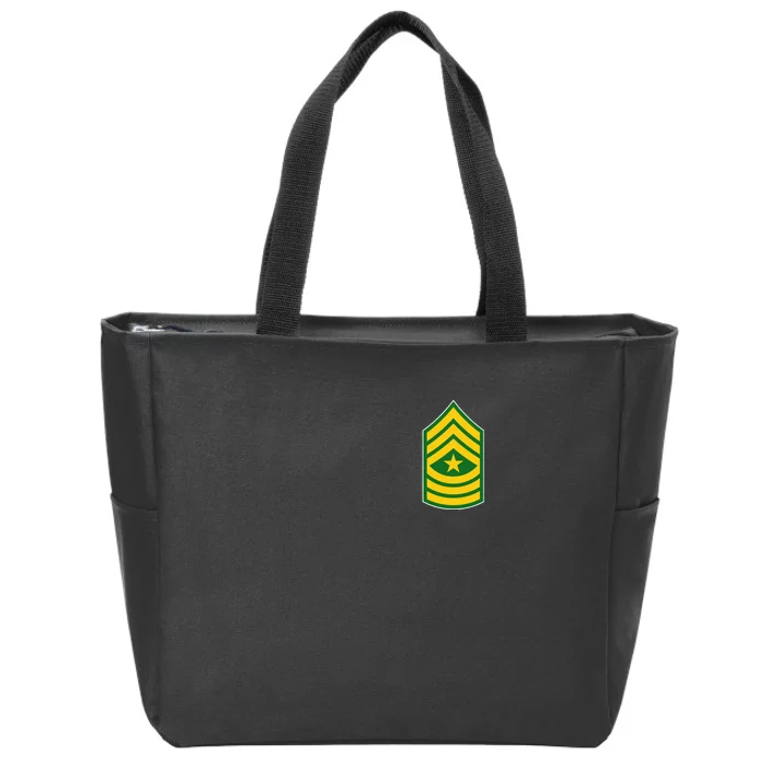 Sergeant Major Military Badge Zip Tote Bag