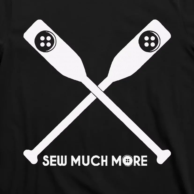 Sew Much More Summer Camp Purple Oars Buttons Cabin T-Shirt