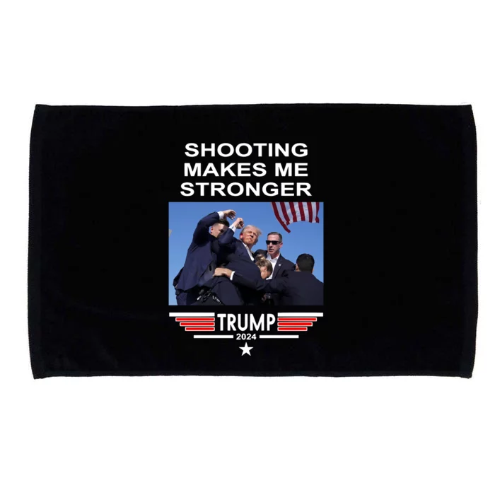 Shooting Makes Me Stronger Trump Microfiber Hand Towel