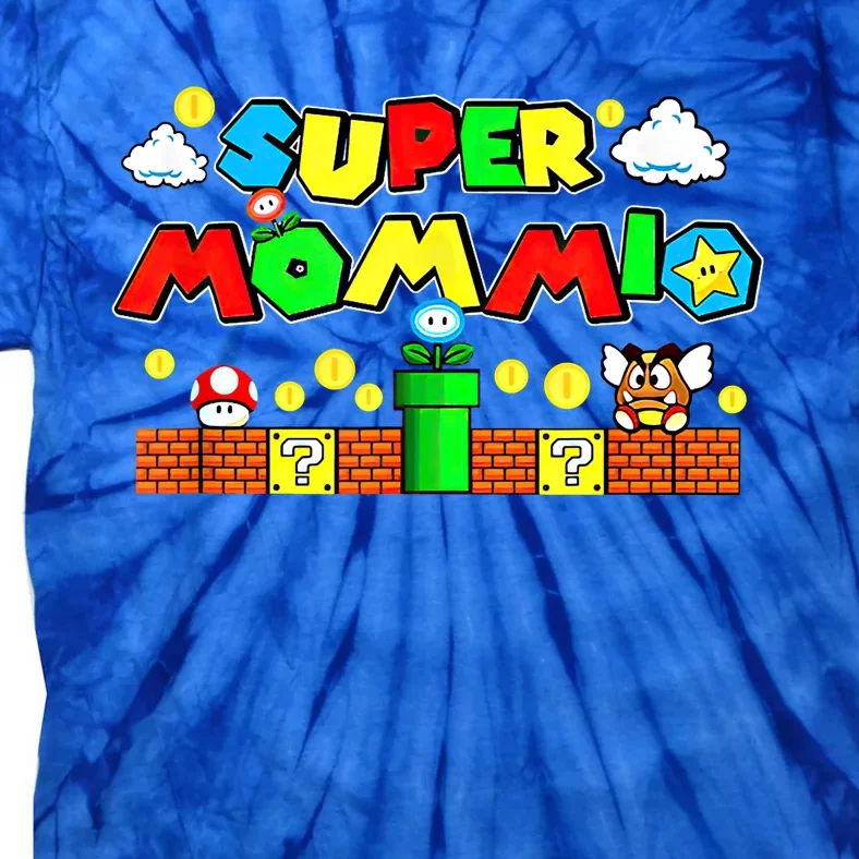 Super Mommio Mommy Mother Nerdy Video Gaming Love Meaningful Gift Tie-Dye T-Shirt