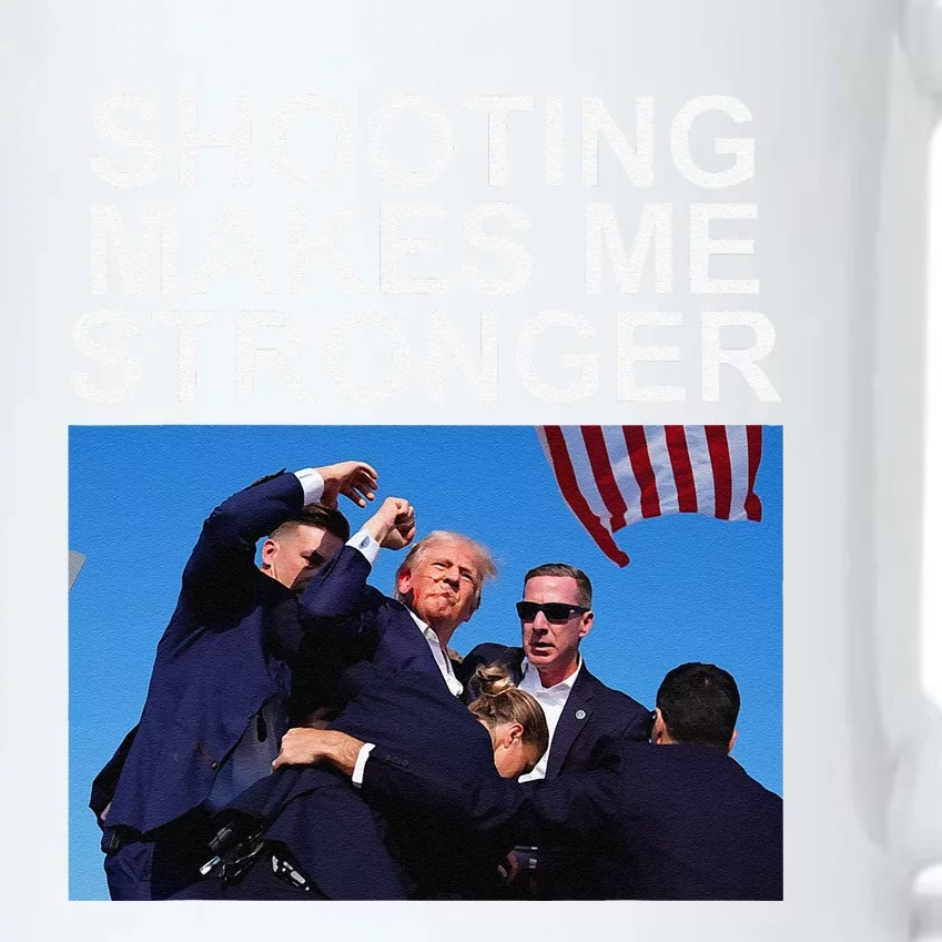 Shooting Makes Me Stronger Trump 2024 Black Color Changing Mug