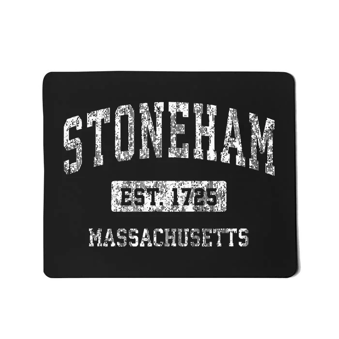 Stoneham Massachusetts Ma Vintage Sports Established Mousepad