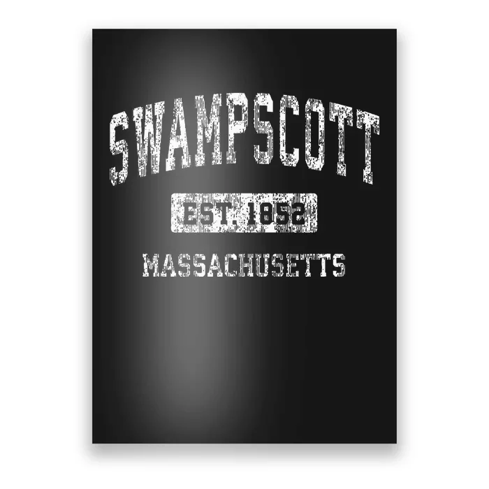 Swampscott Massachusetts Ma Vintage Sports Established Poster