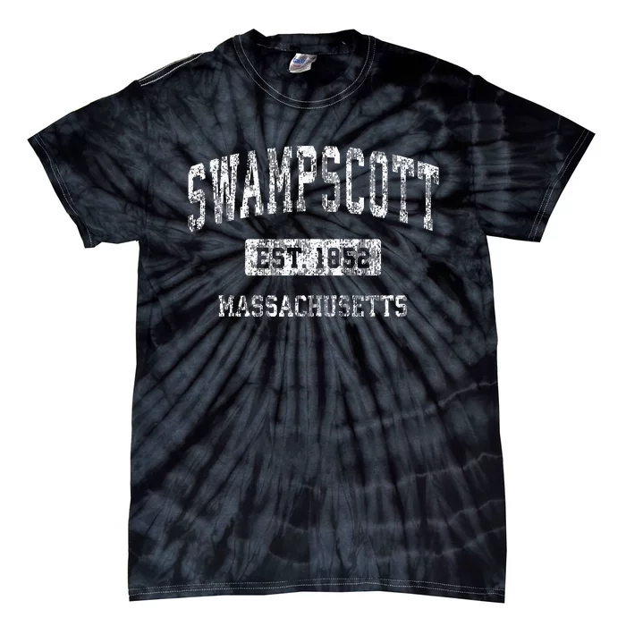 Swampscott Massachusetts Ma Vintage Sports Established Tie-Dye T-Shirt