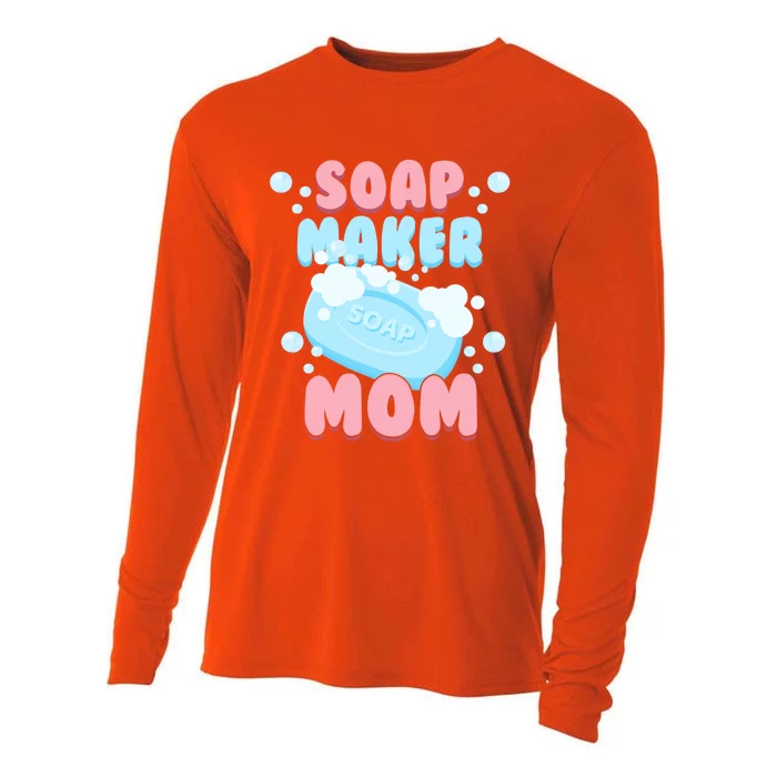 Soap Maker Mom Soap Making Homemade Soap Cute Gift Cooling Performance Long Sleeve Crew